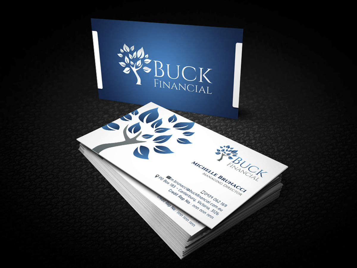 Business Card Design by Igraphic_Studios for Buck Financial Group | Design #4233705