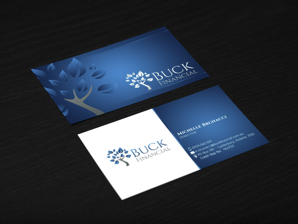 Business Card Design by Igraphic_Studios for Buck Financial Group | Design #4249414