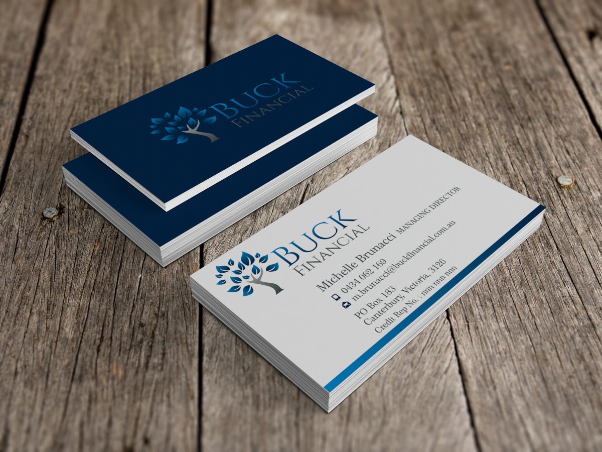 Business Card Design by HYPdesign for Buck Financial Group | Design #4017676
