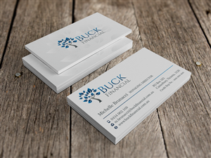 Business Card Design by HYPdesign for Buck Financial Group | Design: #4017687