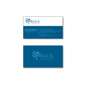 Business Card Design by instudio for Buck Financial Group | Design: #4150360