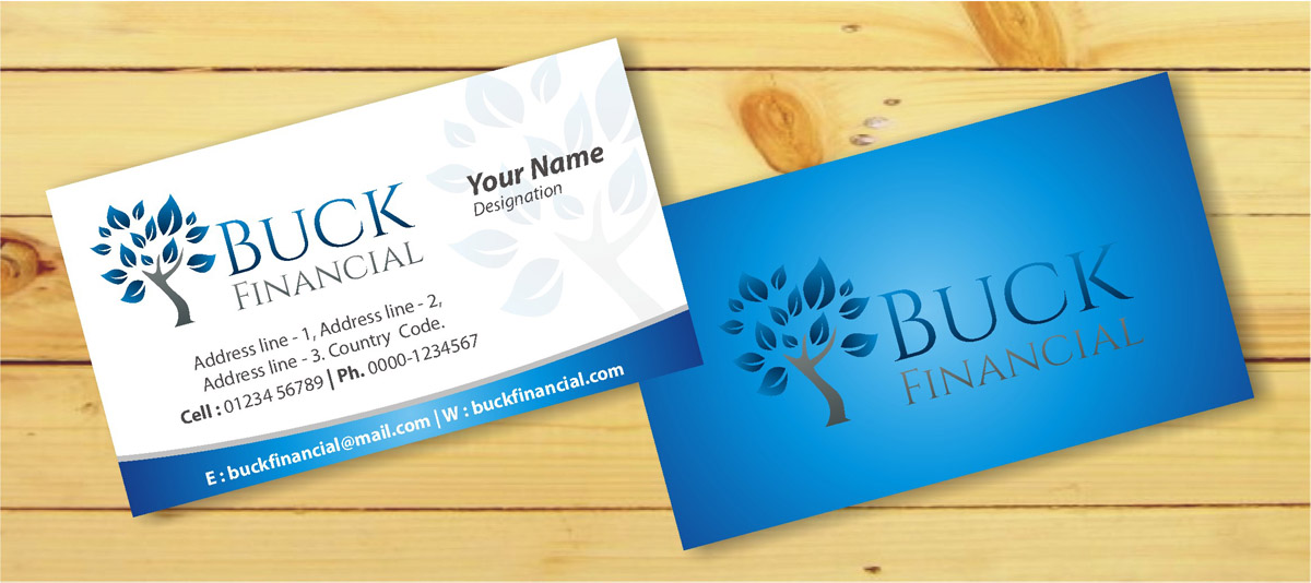 Design de Carte de Visite par kiyos creativities pour Buck Financial Group | Design #4001389