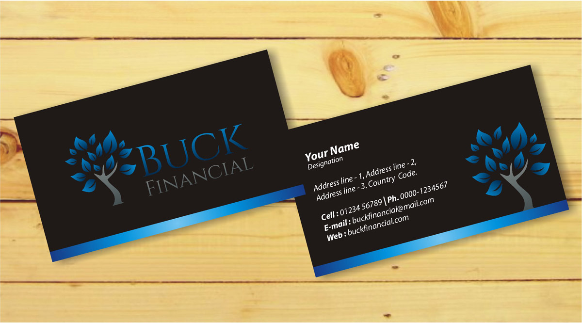 Business Card Design by kiyos creativities for Buck Financial Group | Design #4001403