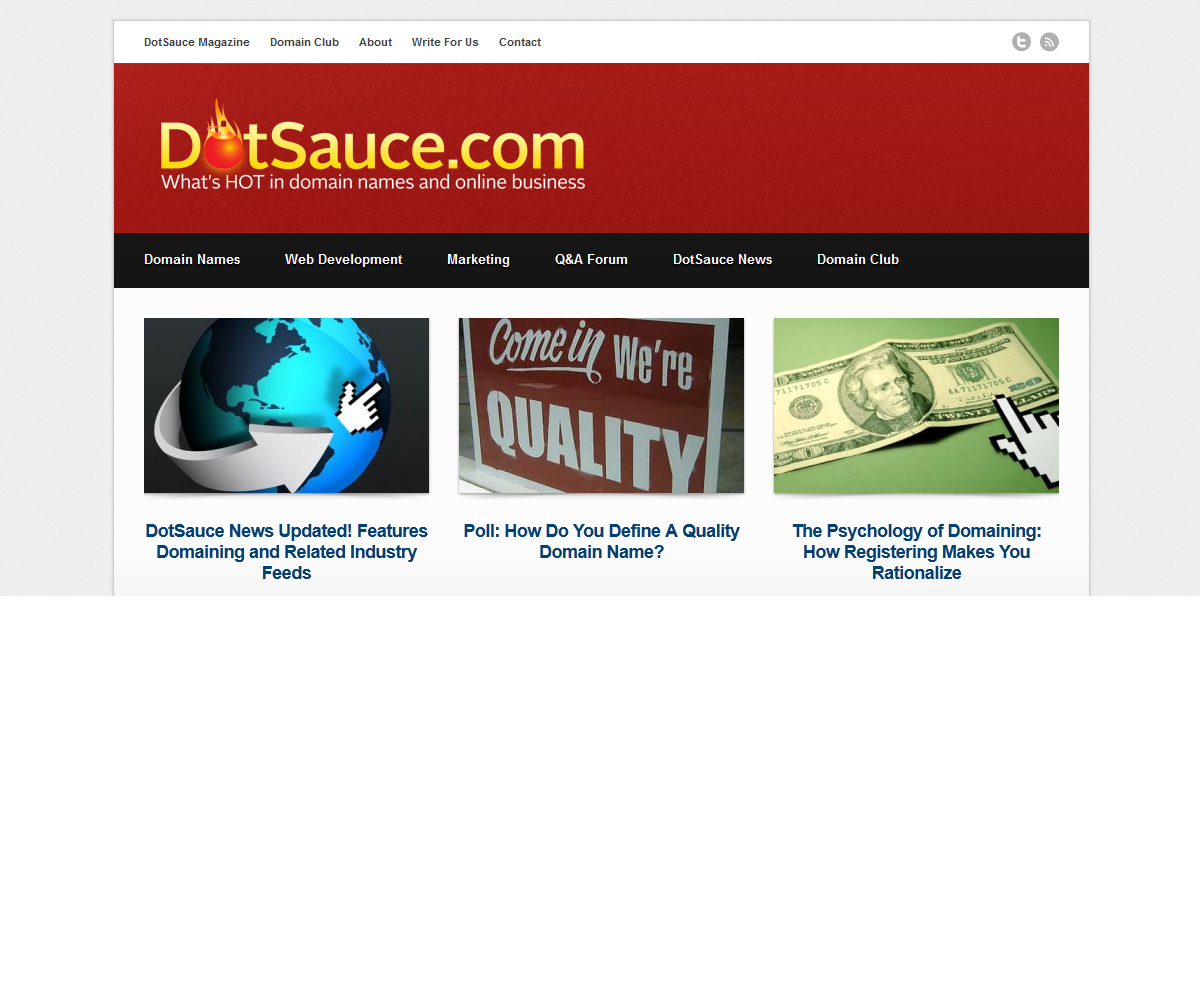Logo Design by keyza for DotSauce Magazine | Design #1092456