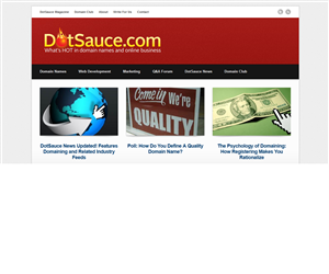 Logo Design by keyza for DotSauce Magazine | Design: #1092456
