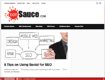 Logo-Design von seola für DotSauce Magazine | Design #1121402