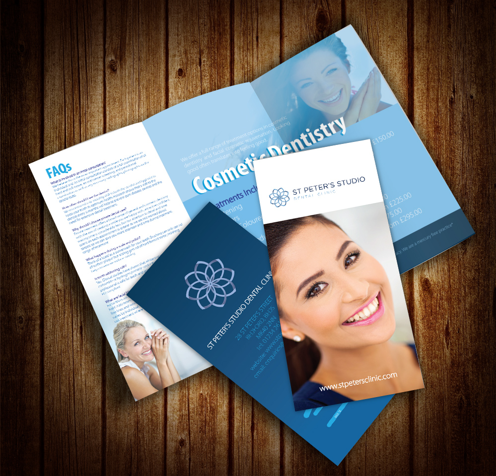 Brochure Design by AngelGu for St Peter''s Studio Dental Clinic | Design #4079804