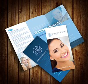 Design de Brochure par AngelGu pour St Peter''s Studio Dental Clinic | Design : #4079804