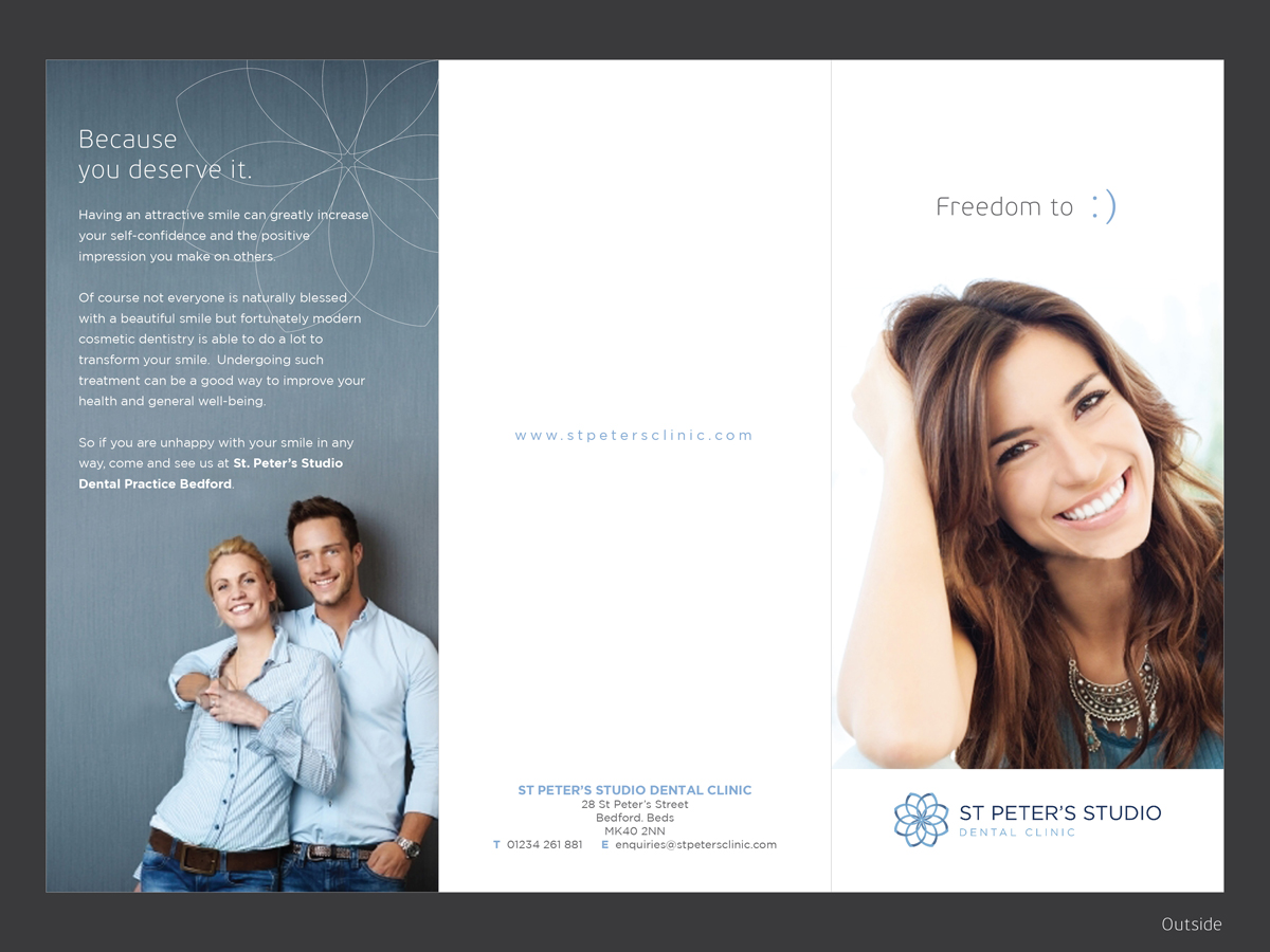 Brochure Design by Yaw Tong for St Peter''s Studio Dental Clinic | Design #4003399