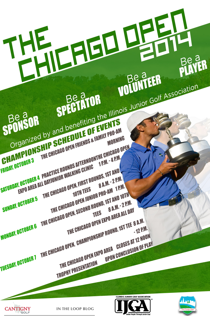 Poster Design by Christian Bentulan for The Chicago Open | Design #4011166