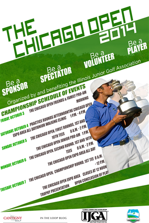 Poster Design by Christian Bentulan for The Chicago Open | Design: #4011166