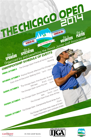 Poster Design by Christian Bentulan for The Chicago Open | Design #4039055