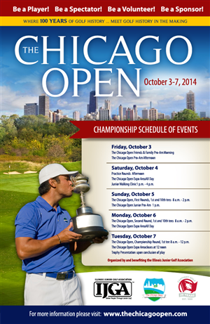 Poster Design by earldesigns for The Chicago Open | Design #4040662