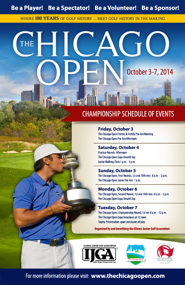 Poster Design by earldesigns for The Chicago Open | Design #4040667
