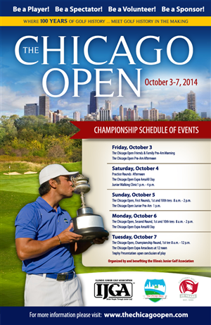 Poster Design by earldesigns for The Chicago Open | Design: #4040667