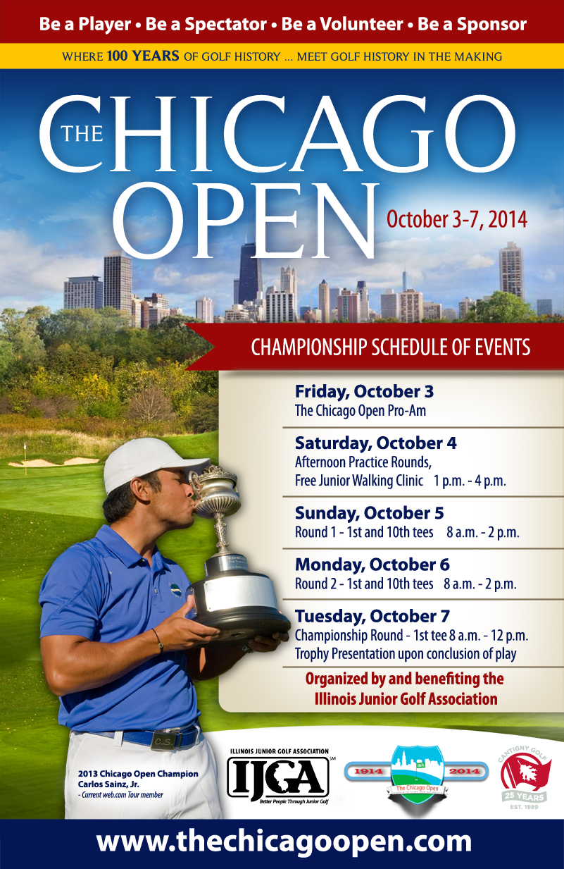 Poster Design by earldesigns for The Chicago Open | Design #4089555