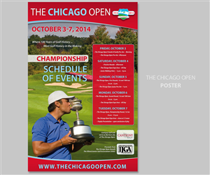 Poster Design by LTC design for The Chicago Open | Design #4036201