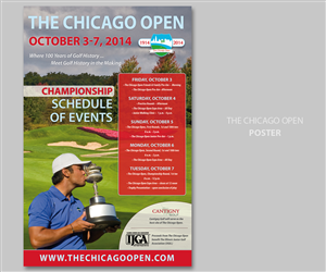 Poster Design by LTC design for The Chicago Open | Design: #4036209
