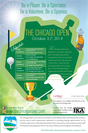 Poster Design by mukherjee.m for The Chicago Open | Design: #4039445