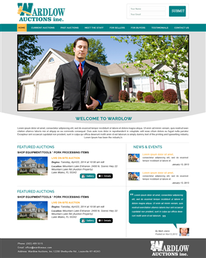 Wordpress Design by webxvision for AuctionServices.com, Inc. | Design: #4014495