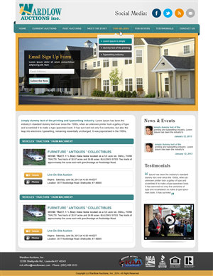 Wordpress Design by webxvision for AuctionServices.com, Inc. | Design: #4021130