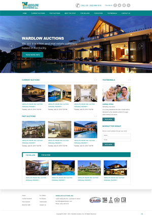 Wordpress Design by pb for AuctionServices.com, Inc. | Design: #4014641