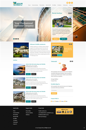 Wordpress Design by pb for AuctionServices.com, Inc. | Design: #4025543