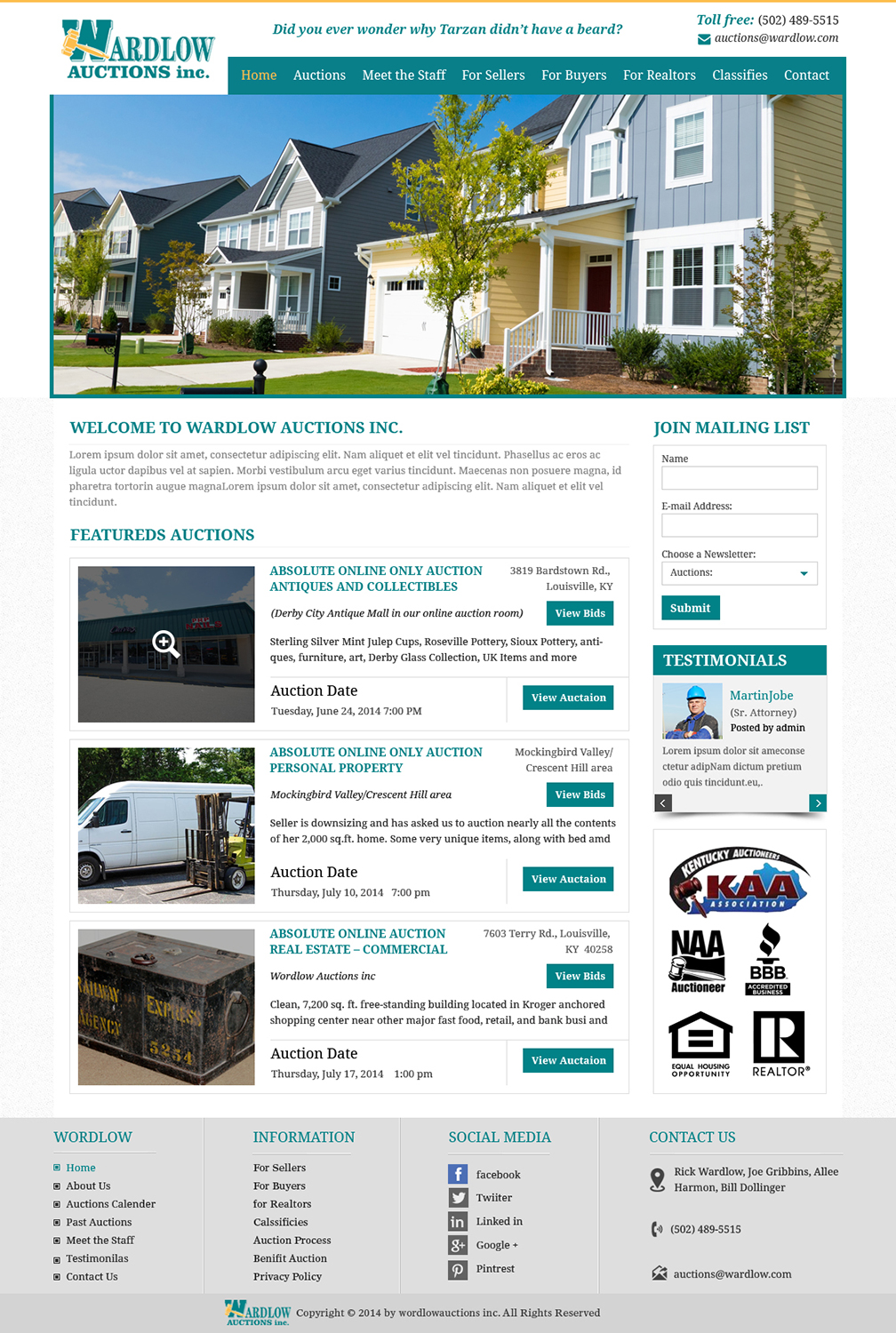 WordPress-Design von Creative Usha für AuctionServices.com, Inc. | Design #4018737