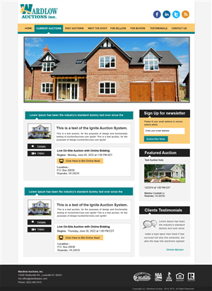 Wordpress Design by Creative X Designs for AuctionServices.com, Inc. | Design: #4035546