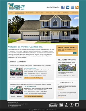 Wordpress Design by Creative X Designs for AuctionServices.com, Inc. | Design: #4056878