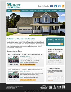Wordpress Design by Creative X Designs for AuctionServices.com, Inc. | Design: #4056949