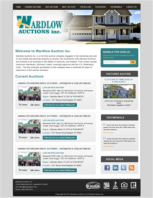 Wordpress Design by Creative X Designs for AuctionServices.com, Inc. | Design: #4057212