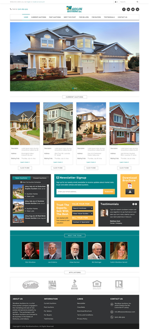 Wordpress Design by Da Miracle for AuctionServices.com, Inc. | Design: #4055168