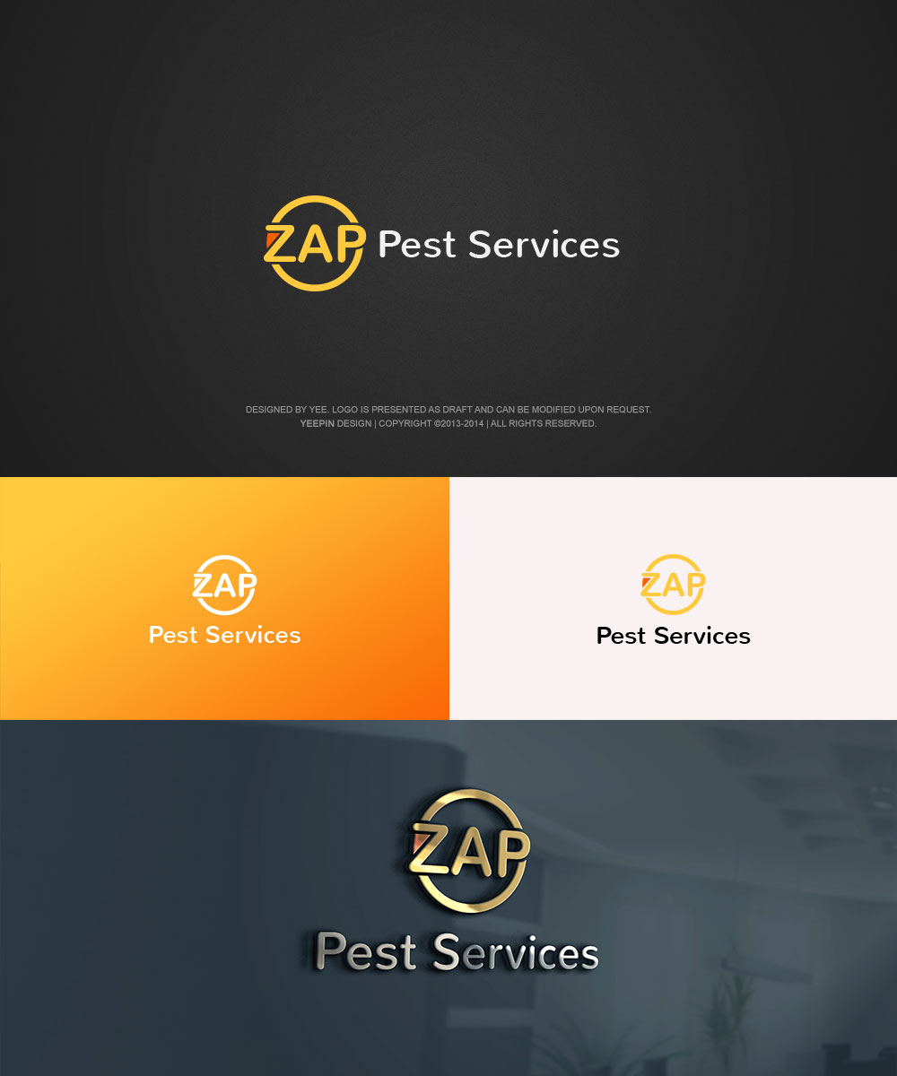 Logo Design by Benjamin for Zap Pest Services | Design #4036969