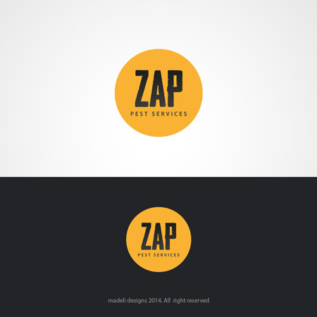 Diseño de Logo por madeli para Zap Pest Services | Diseño #4034246