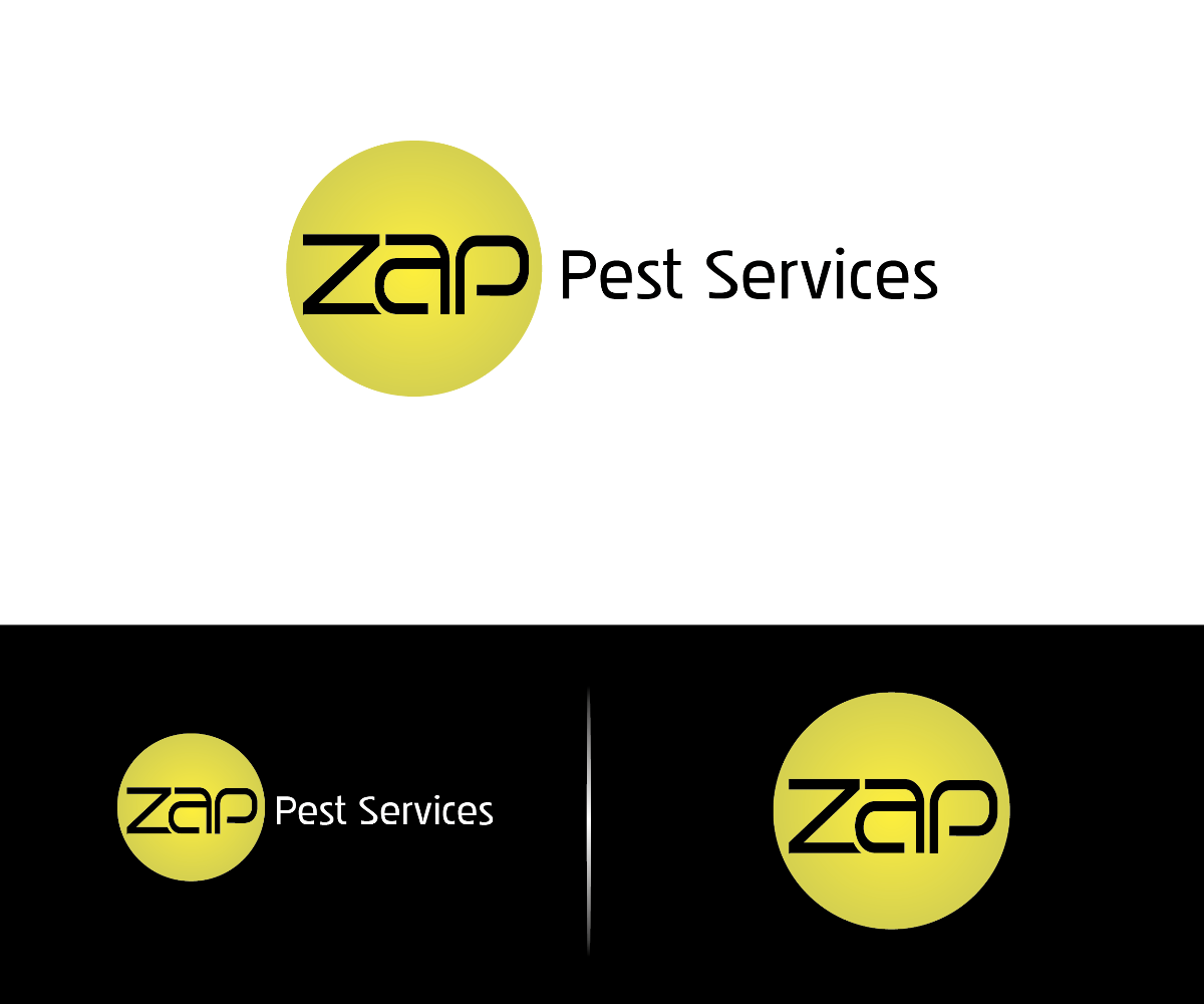 Logo-Design von H4R5Z für Zap Pest Services | Design #4030744