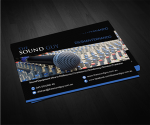 Business Card Design by Sarah Haroon for this project | Design: #4006894