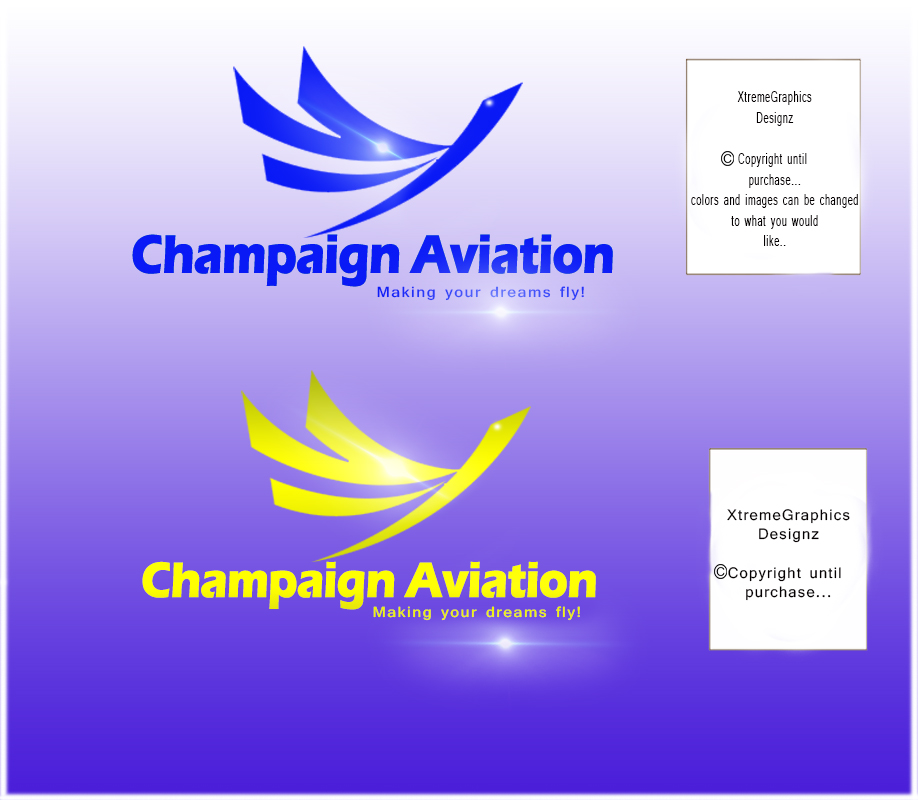 Diseño de Logo por Xtremegraphics Designz para Champaign Aviation | Diseño #4041882