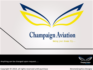 Diseño de Logo por Xtremegraphics Designz para Champaign Aviation | Diseño: #4050234