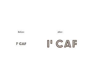I''Caf Requires Logo Design in Illustrator format | Design Illustration par Greedin
