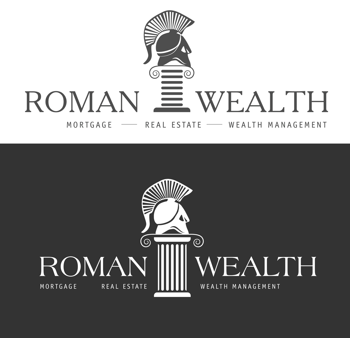 Logo Design by INGA DESIGN for Roman Wealth | Design #4027590