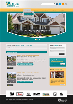 Wordpress Design by webxvision for AuctionServices.com, Inc. | Design: #4039895