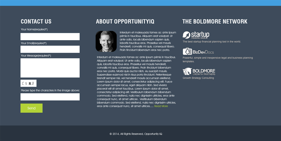 Landing Page Design by Expert Designer for Boldmore Growth Partners | Design #4041007