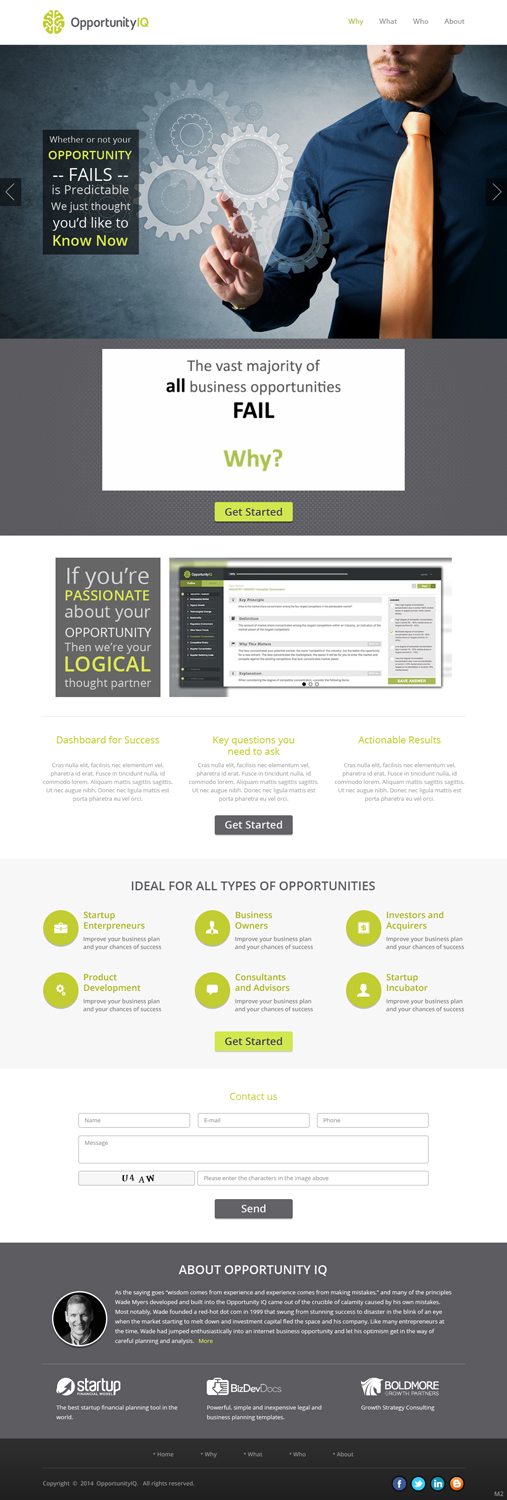 Design de Page d'Accueil par pb pour Boldmore Growth Partners | Design #4014217