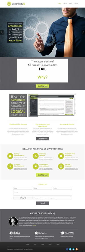 Design de Page d'Accueil par pb pour Boldmore Growth Partners | Design #4014217