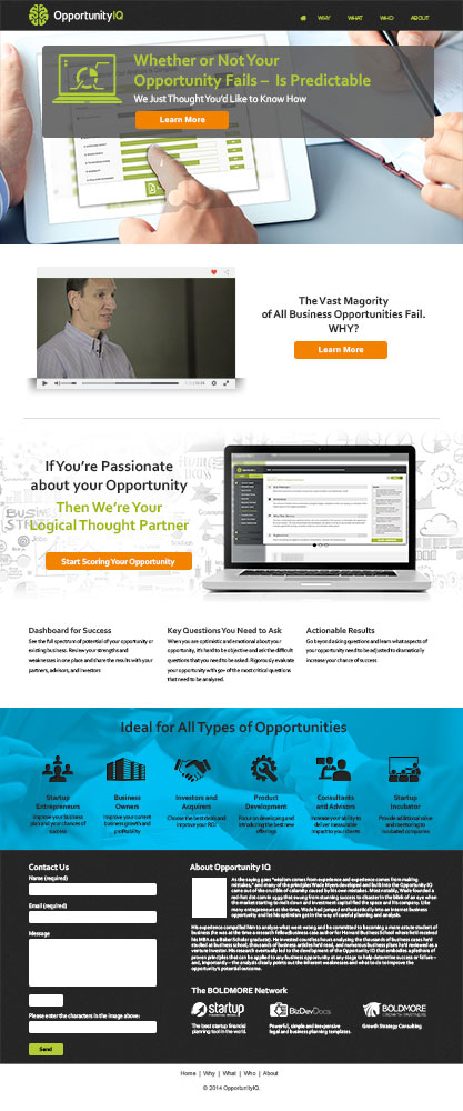 Landing Page Design by RML360 for Boldmore Growth Partners | Design #4043833