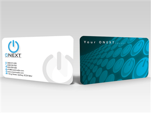 Business Card Design by Hardcore Design for ONEXT Media Corporation | Design #4023079