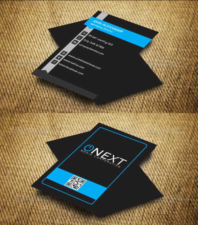 Business Card Design by AwsomeD for ONEXT Media Corporation | Design #4008827