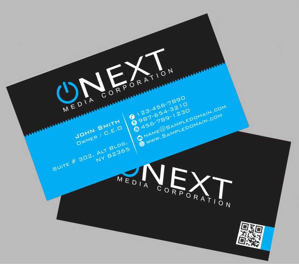 Diseño de Tarjeta de Presentación por AwsomeD para ONEXT Media Corporation | Diseño #4008842