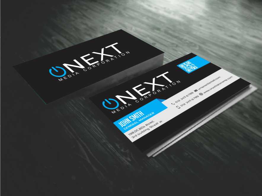 Business Card Design by AwsomeD for ONEXT Media Corporation | Design #4008847